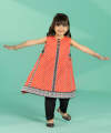 Sapphire Kids - Girls Embroidered Cambric Shirt. 
