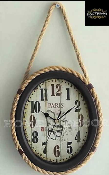 new antique metal wall hanging clock new desing best quality product small