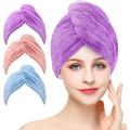 Hair Towel Wrap Turban for Women Absorbent Hair-Drying Bathrobe Magic Towel Super Quick-Drying. 