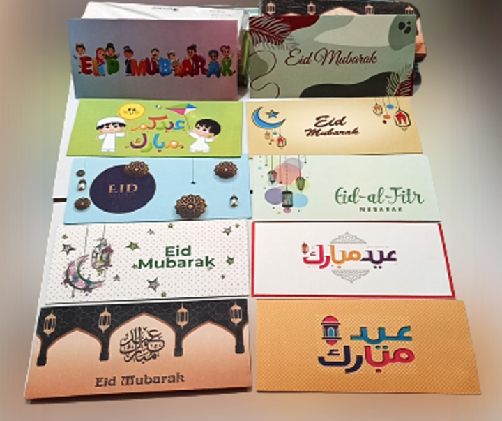 Eid Envelopes for Kids Pack of 10 Pcs