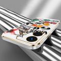 Casing For Vivo Y77 5G Y77E 5G Trendy Brand Camera Protection Phone Case Plating Edges Silicone Soft Cover With Free Lanyard. 