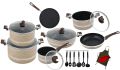 Domestic Jumbo Gift Pack Cookware Set 22pieces-Marble Coated-Random Color D161. 