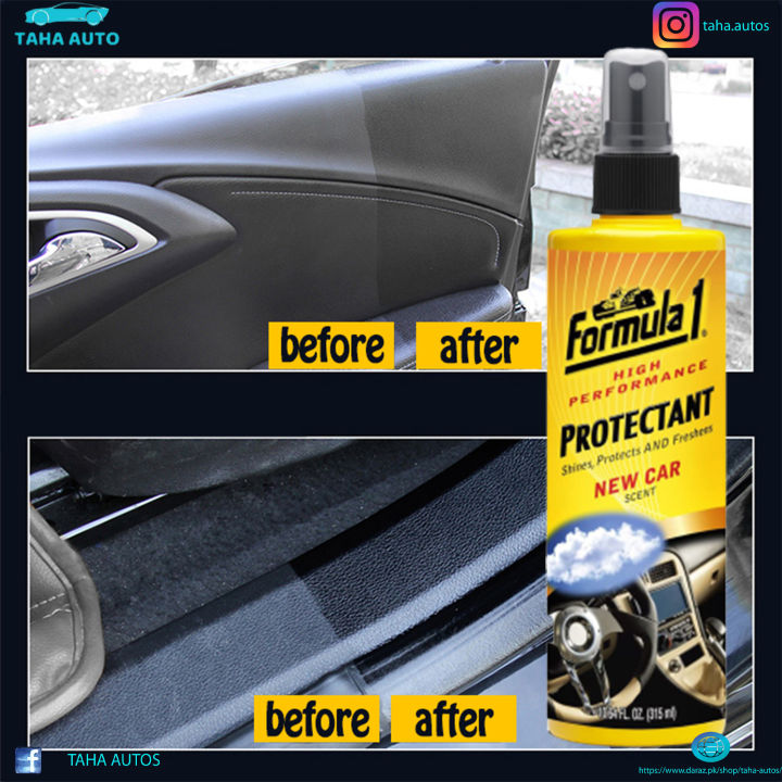 Formula 1 New Car Scent Dashboard and Door Polish Interior Polish Original Granted Daraz.pk