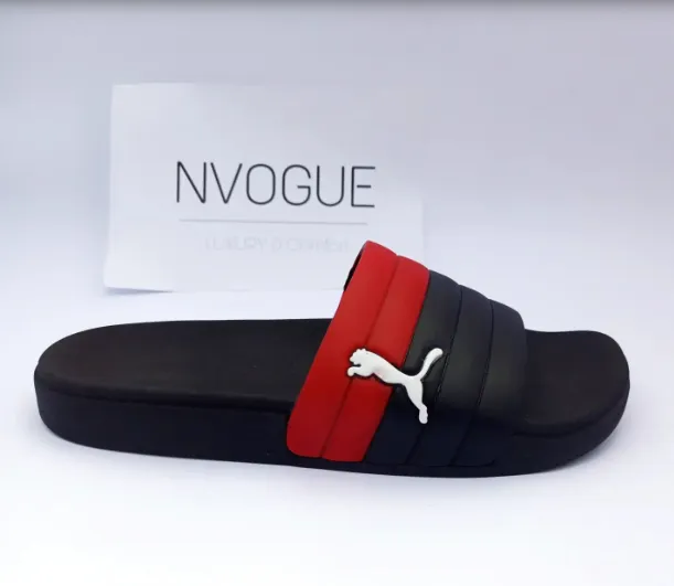 NVOGUE%20Black%20and%20Red%20Summer%20Flipflops/Slippers%20Casual%20House%20Slippers%20Flip%20Flop%20Slides%20Bathroom%20Chappal%20-%20Image%202