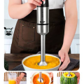 Hand Blender - Portable Hand Blender - Electric Hand Blender 400W - Ice Crusher - Powerful Stick Blender - Turbo Function - Stainless Steel Shaft | Multi Purpose For Smoothies - Soups - Sauces - And Baby Food. 