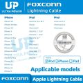 Original FOXCONN Apple Lightning Cable For Apple iPhone / Iphone Data Cable iPhone 5, iPhone 5S, iPhone 5C, iPhone 5SE, iPhone 6, iPhone 6S, iPhone 6 Plus, iPhone 6S Plus, iPhone 7, iPhone 7 Plus, iPhone 8, iPhone 8 Plus, iPhone X, iPhone XR, iPhone XS, i. 