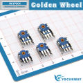 New TTC Rotary Mouse Scroll Golden Wheel Encoder 8-9-10-11-12-13-14-15-16mm Dustproof Sealing For PC Mouse 76 Million Grids. 