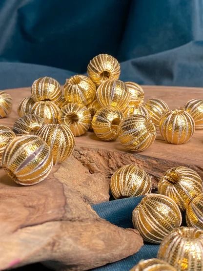 Golden Gotta Ball Set – 80 Pieces | Traditional Embellishment for ...