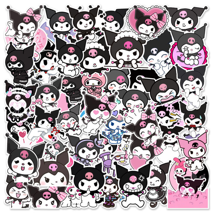 Ianime Ku50 Pieces Kawaromi Stickers Skateboard Guitar Luggage Freezer Motorcycle Graffiti Decal Waterproof Sticker KEEMEEUYZO