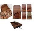 Wall mounted wooden mobile Holder Mobile Charging Hanging Stand. 
