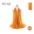 Luxury Plain Chiffon Georgette Hijab for Women - 70x30 Inches. 