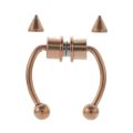 Nose Piercing Goth Nose Septum Rings Stainless Steel Magnet Piercing Fine Body Jewelry For Women Girl's Birthday Gift. 