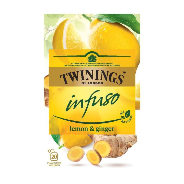 Twinings Infuso Lemon & Ginger 20 Tea Bags