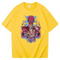 Anime jujutsu Kaisen T shirt cartoon ryomen Sukuna print short sleeve T-shirts oversized men women Harajuku T-shirt streetwear. 