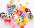 (Pack of 5) Cartoon USB Cable Earphone Protector For iPhone/Samsung Charging Line Data Cable Protection. 