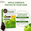 Apple Hair Color Dark Brown / Black Hair Dye Cream (30ml x 10Pcs) – Natural Hair Color with No Scalp Touch, Long-Lasting Black, Lead-Free & Non-Toxic (quick 5 min dye). 