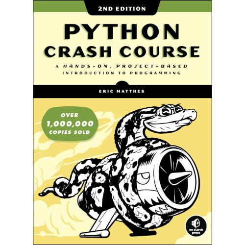 Python Crash Course, 2nd Edition by Eric Matthes (Author) | B5 size ...