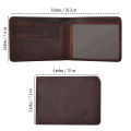 Slim and Minimalist Leather Wallet For Men. 