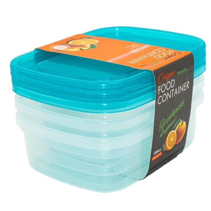 Pack of 3 1000ml BPA-Free Plastic Food Storage Containers, Premium Quality Kitchen Storage Box
