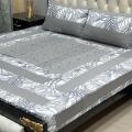 Embroidered Patch Work King Size BedSheet - High Quality - Cotton Satin Double Bedsheet Embroided - Rg collection. 