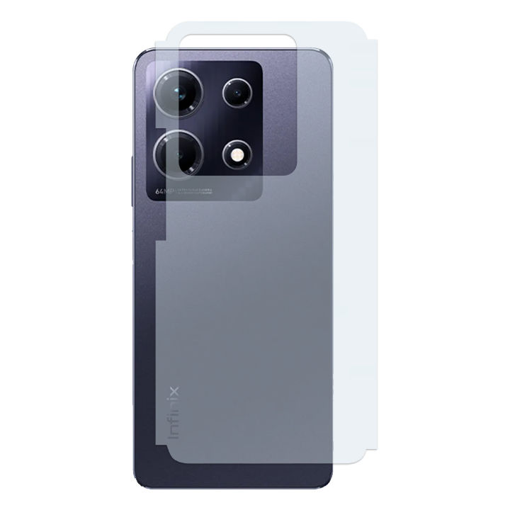 Infinix Note 30 Back Protector Carbon Fiber Matte Soft Skin Sheet For Infinix Note 30