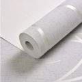 Simple happiness53cm European Style Non-woven Fabric Room Decor Background Wall Wallpaper Simple Modern 3D Curve Stripe Stickers Home Decoration. 