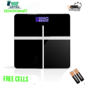 DENOVO MART Tempered Glass Electronic Digital Body Weight Scale, Bathroom Scale 180 KG with LCD Display Weight Machine Denovo Mart. 