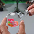 Indoor Christmas Tree Decor Plastic Ball Ornaments Clear Plastic Christmas Balls Oval Christmas Decorations Transparent Disc Ornaments. 