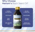 Hemani Black Seed Oil – First Cold Pressed | 100% Pure Nigella Sativa | Halal | Alcohol-Free | Available in 30ml, 40ml, 60ml, 125ml, 250ml | Immunity Booster. 