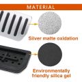 2x For Tesla Model 3 Y 2021 2022 Aluminum Alloy No Drilling Accelerator Brake Pedals Pad Anti-Slip Rest Pedals Cover Auto Parts-（grey）. 