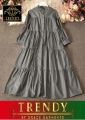 Most demanding Design Western Style Panel Work Long Frock For Women. 