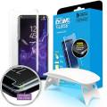 Galaxy S9 Whitestone Dome Glass Tempered Glass Screen protector with UV. 