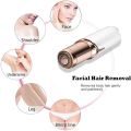 Flawless Hair Remover Hair Remover Trimmer For Women Facial Hair Removal for Women Tech Painless Hair Remover，Waterproof Shaver Razor Hair Remover with LED Light for Face Bikini Peach Fuzz Upper Mustache Lip Chin(White). 
