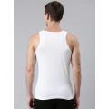Tempo Premium Quality Pure Cotton Vest White Color For Men Pack of 1 All Season. 