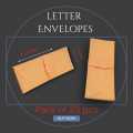 "Office Envelopes - 9 inches wide, 4 inches high, Pack of 25/50/100 for Home, Office, and Business". 