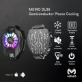 MEMO Dl05 Phone Radiator Mobile Cooling Fan Game Cooler RGB | LED Display | Gaming Fan For PUBG Phone Cooler , FREEFIRE - Gaming Case Cold Wind Handle Fan Cool Heat Sink Semiconductor Adjustable Mobile Game Cooler System Cooling Fan | Light Gamepad Holder. 