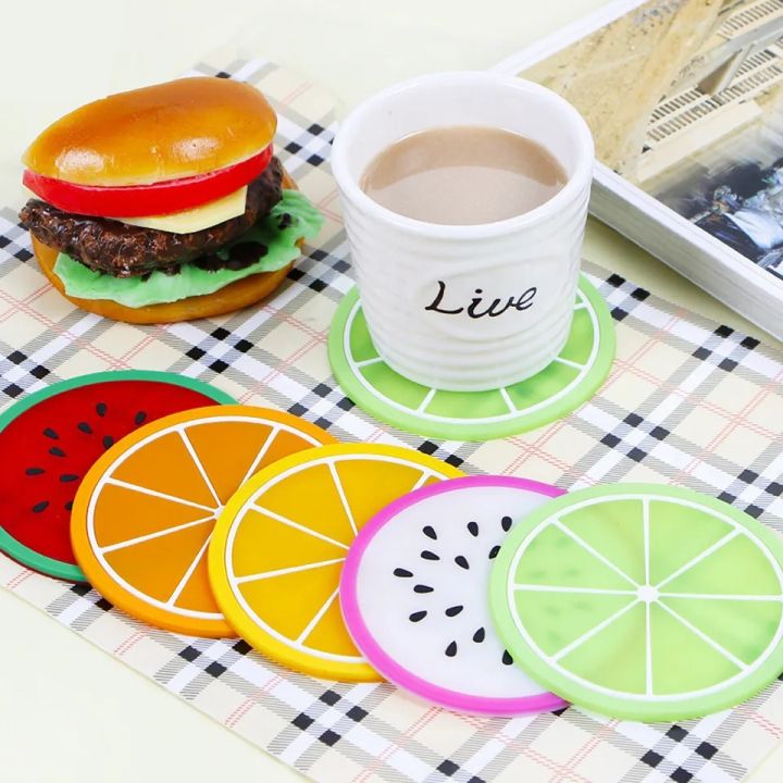 Pack%20Of%206%20Silicone%20Fruit%20Printing%20Colorful%20Tea/Coffee%20Cup%20Mat%20Holder%20-%20Image%202