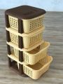 Vegetable basket, for vetable & fruit, kitchen rack basket vegetable rack 4 layer storage Plastic Rack for multi purpose, Good quality plastic 4 layer rack for storage and kitchen organization | Large vegetable basket. 
