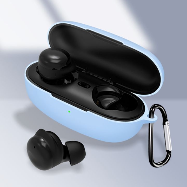 Wireless Bluetooth-Compatible Earbuds Cases For QCY T17 Protector Covers Buckle Waterproof Headphone Covers