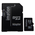 Imation memory card (Micro sd card) 32gb + 64gb [Memoria Micro SD Imation 32GB U1, V10 Con Adaptor] [Memoria Micro Sd 64 Gb Imation 4k Clase 10]. 