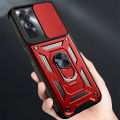 Phone case For OPPO Reno 11F Back cover Hard Armor Shockproof Camera Protection Bracket Navigation Holder Ring cover for For OPPO Reno11 F 5G Cover cases. 
