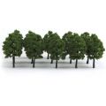 Scale Trees Diorama Models Model Train Scenery Architecture Trees -12pcs -6CM (Dark Green). 