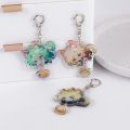 Game Impact Mika Kaveh Baizhu Kirara Cosplay COSTUME Acrylic Key Chain Keychain Pendant Prop Accessories Gift. 