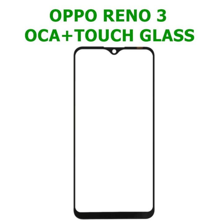 Oppo Reno 3 OCA + Touch Glass Digitizer Replacement OPPO Reno 3 (Only Touch Glass Not Panel)