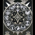 Genshin Impact Fatui Harbingers Totem Theme Doctor Dottore Cosplay Titanium Steel Necklace Pendant Choker 60cm Chain Accessories. 