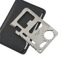 1 NT01 [HOT] All-Metal Multi Tools 11 In 1 Multifunction Outdoor Hunting Survival Camping Pocket Military Credit Card Knife Keychain Knife. 