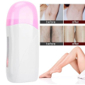 Depilatory Wax Heater, Wax Roll On Heater, wax machine 3 in 1 Depilatory Roll On Heater Waxing with Epilator Machine Cartridge Heater for Skin Underarm Hair Removal Face Skin Care Tool, WAX REFILE AND STRIPS INCLUDED. 