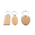 20Pcs Blank Wooden Key Chain Diy Wood Keychains Key Tags Gifts Yellow Rectangle. 