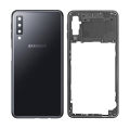 Samsung Galaxy A7 2018 Rear Body Casing Housing Replacement Battery Back Door With Side Buttons And Camera Lens For Samsung A7 2018 - Black. 