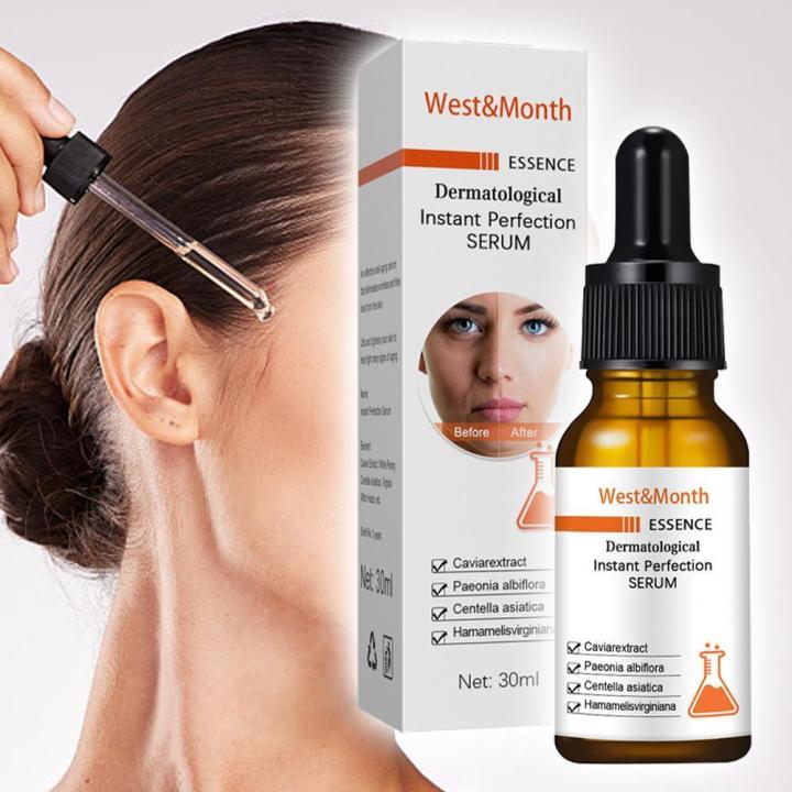 2022 New Instant Perfection Wrinkle Essence Lactobionic Acid Collagen Anti Wrinkle Essence Deeply Nourishing Face Serum